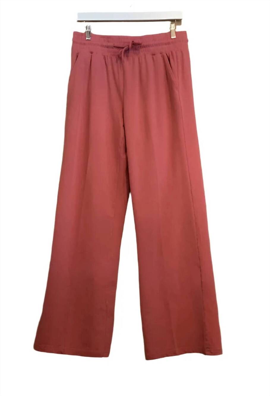NEW ANOTHER LOVE women's quincy wide leg pants in soft cherry